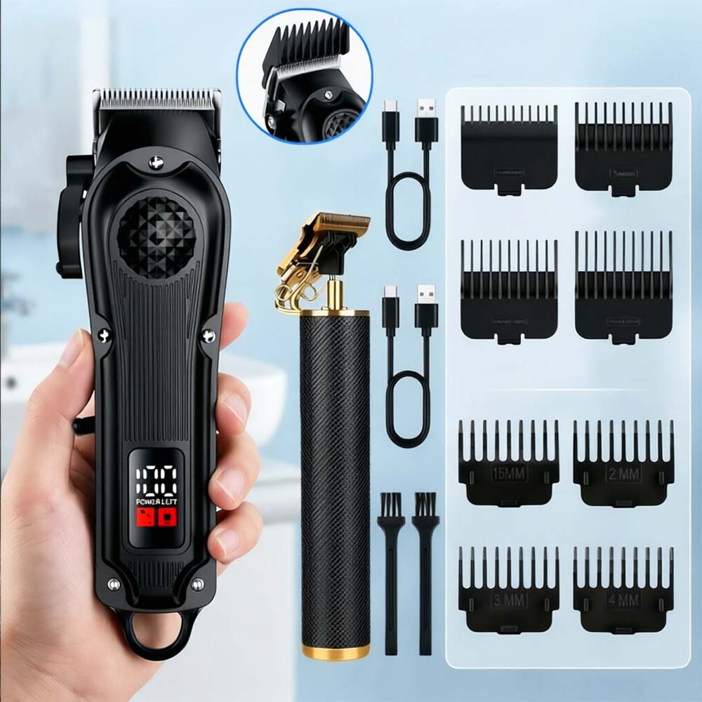 Men'S Grooming Gift Set - Profesjonalne maszynki do strzyżenia włosów z