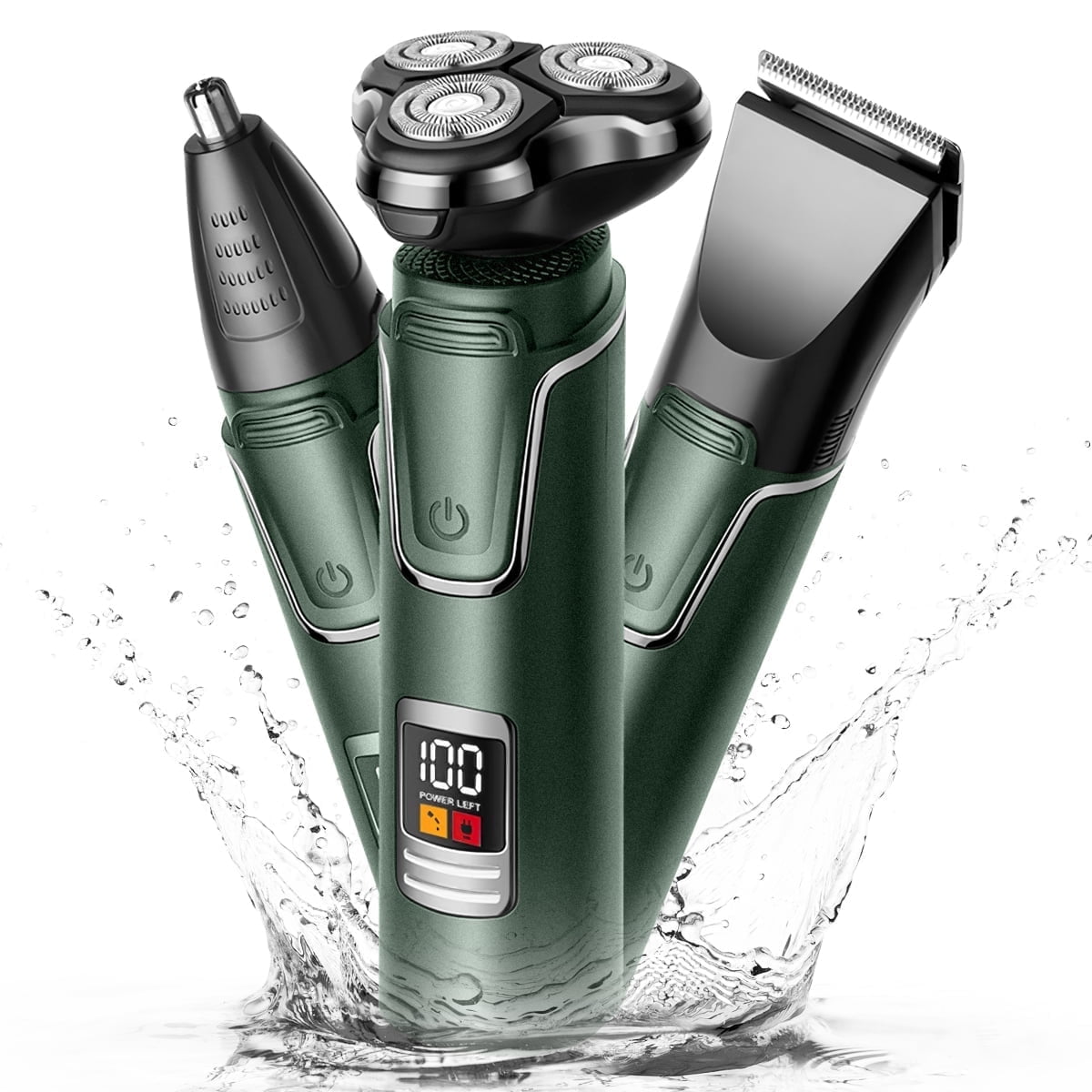 Men'S Grooming Razor Kit - Elektryczna maszynka do golenia 3 w