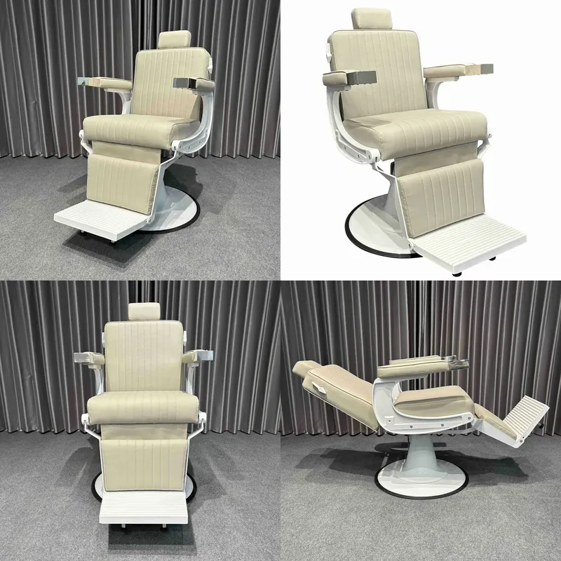 Mens Grooming Barber - Hydrauliczne rozkładane krzesło fryzjerskie do salonu