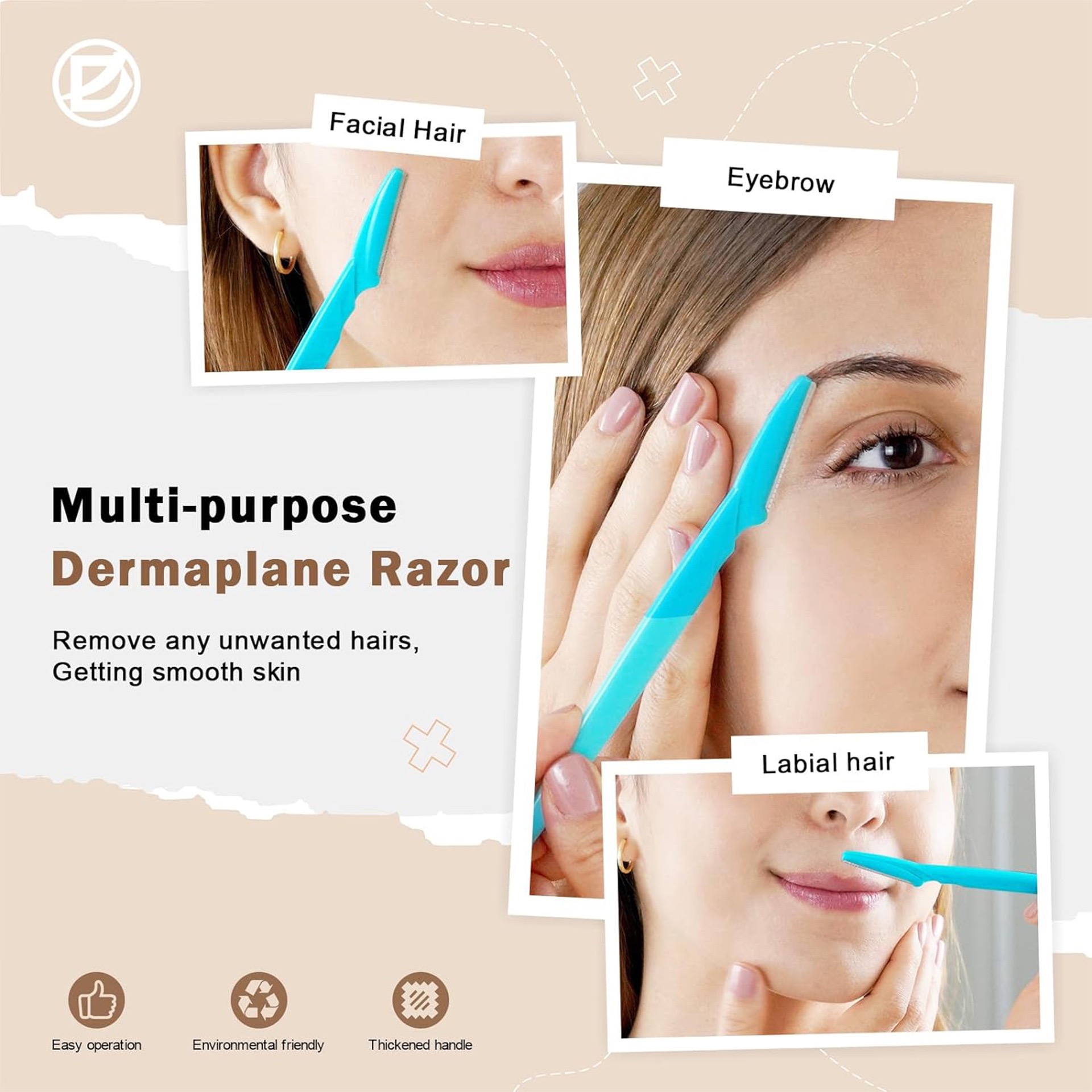 Eyebrow Razor Trimmer - 2026 Nowe 5/10/30/40 szt. brzytwy do