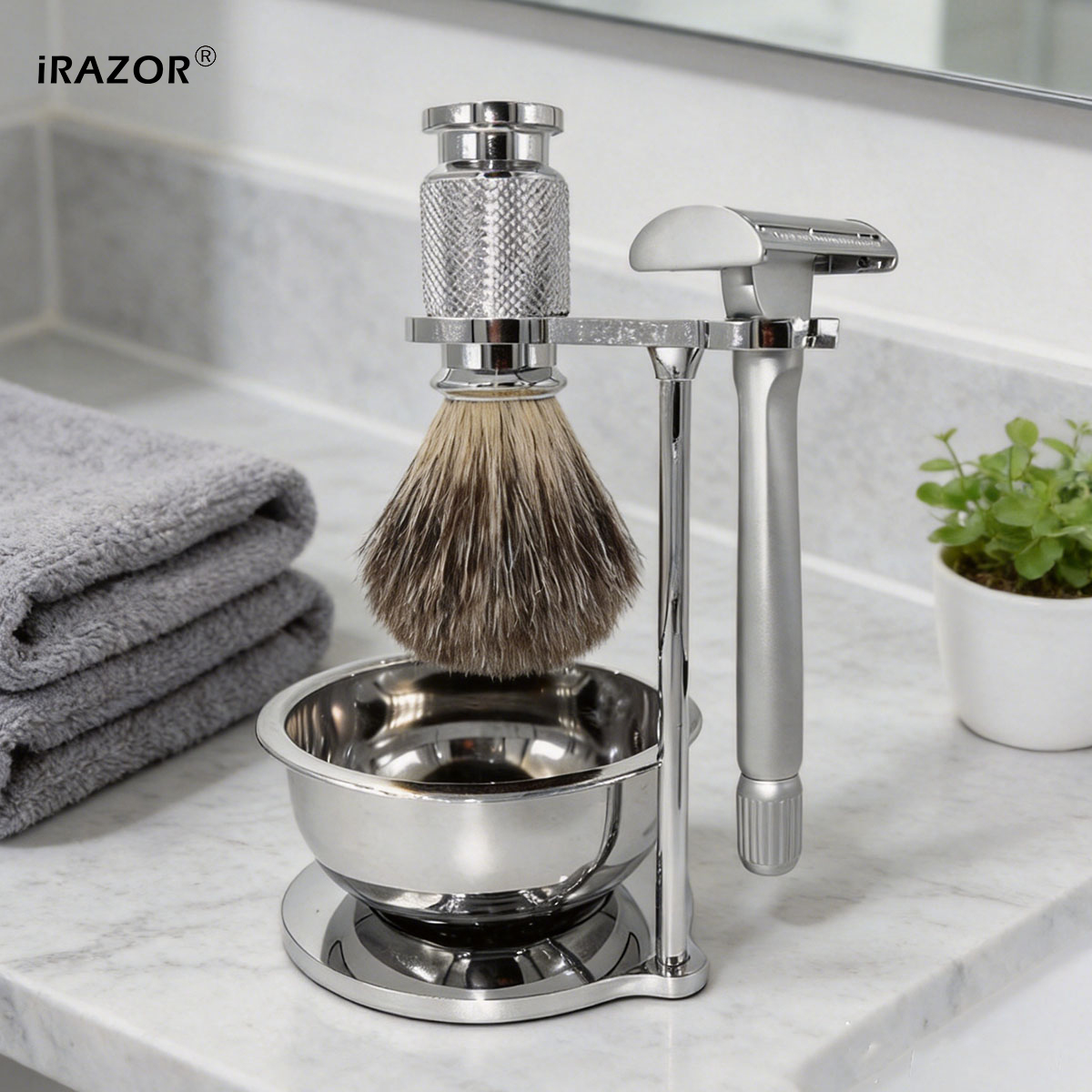 Men'S Grooming Razor Kit - iRAZOR Zestaw maszynki do golenia na