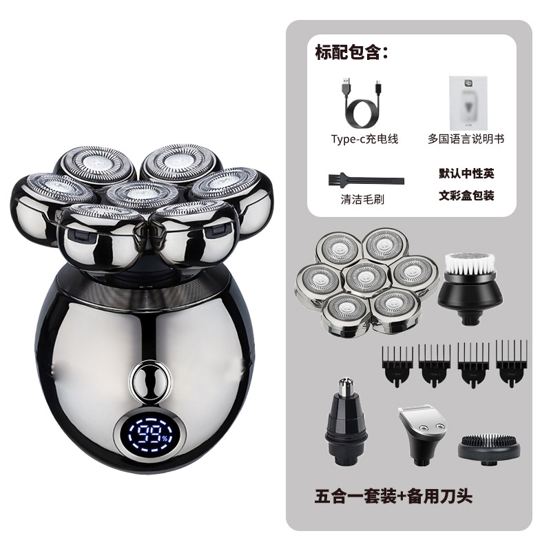 Men'S Grooming Razor Kit - Wielofunkcyjna golarka elektryczna 5-w-1 dla mężczyzn,