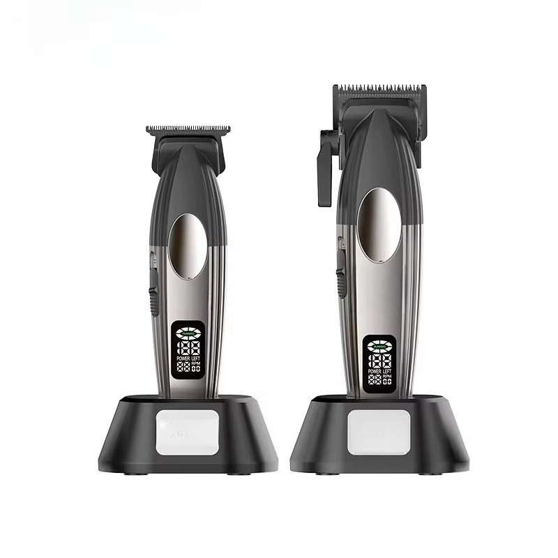 Mens Grooming Barber - Maszynka do strzyżenia włosów, profesjonalny zestaw