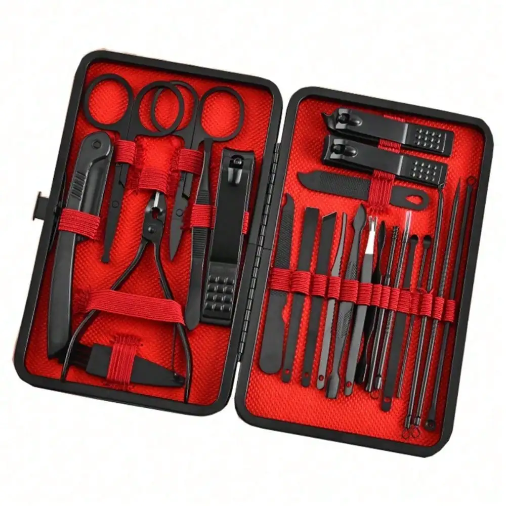 Men'S Grooming Gift Set - Profesjonalny zestaw do manicure i pedicure