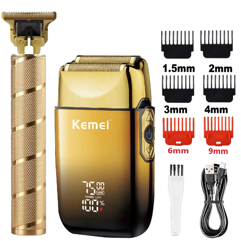 Mens Grooming Barber - Trymer do włosów Kemei KM-TX10 T9,