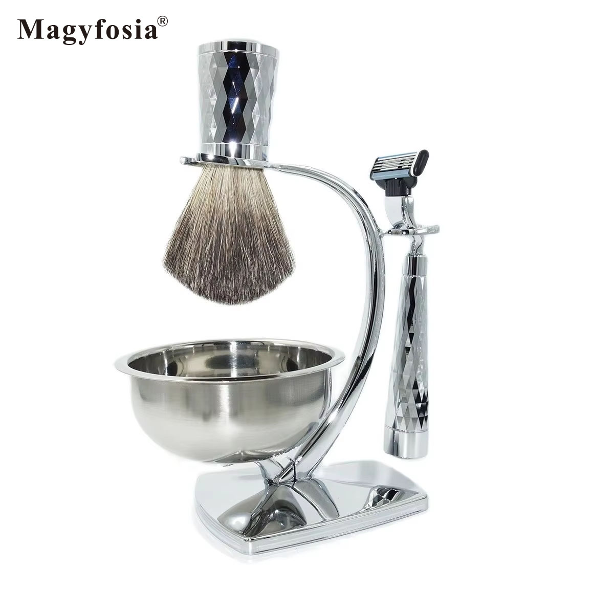 Men'S Grooming Razor Kit - Magyfosia Nowy Błyszczący Zestaw do Golenia
