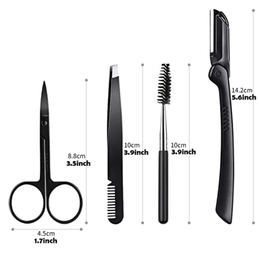 Zestaw do brwi, profesjonalny  – Eyebrow Razor Trimmer recenzja i cena