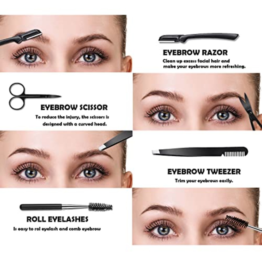 Zestaw do brwi, profesjonalny  – Eyebrow Razor Trimmer recenzja i cena