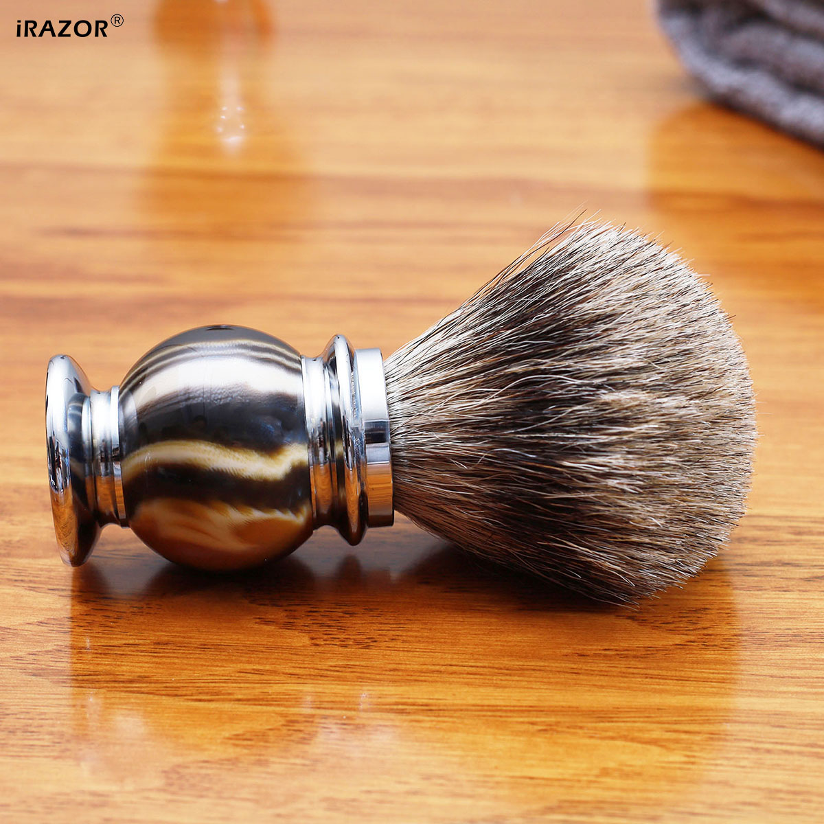 iRAZOR Silvertip Pędzel do gol – Mens Grooming Barber recenzja i cena