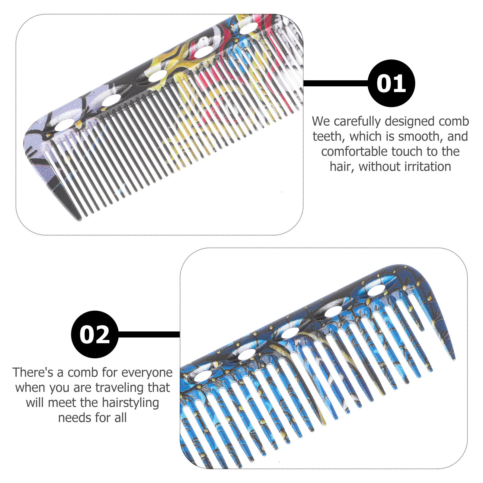 1 szt. Grzebień do stylizacji  – Men'S Grooming Hairstyles recenzja i cena