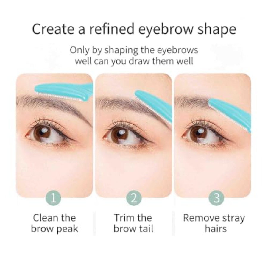 Zestaw 9 brzydek do brwi, prec – Eyebrow Razor Trimmer recenzja i cena
