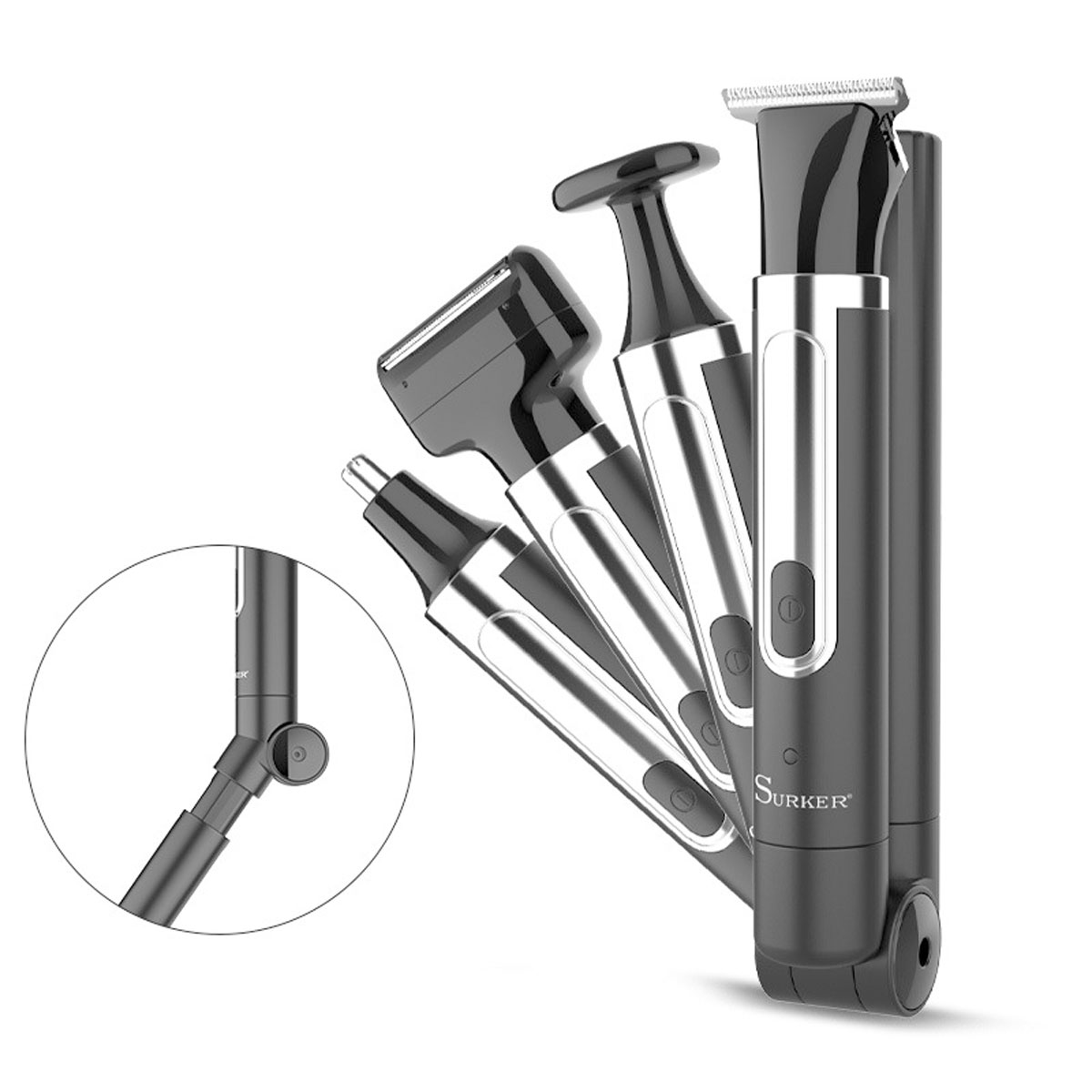Surker 4-w-1 Golarka dla Mężcz – Men'S Grooming Razor Kit recenzja i cena