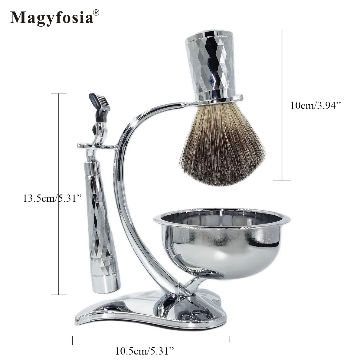 Magyfosia Nowy Błyszczący Zest – Men'S Grooming Razor Kit recenzja i cena